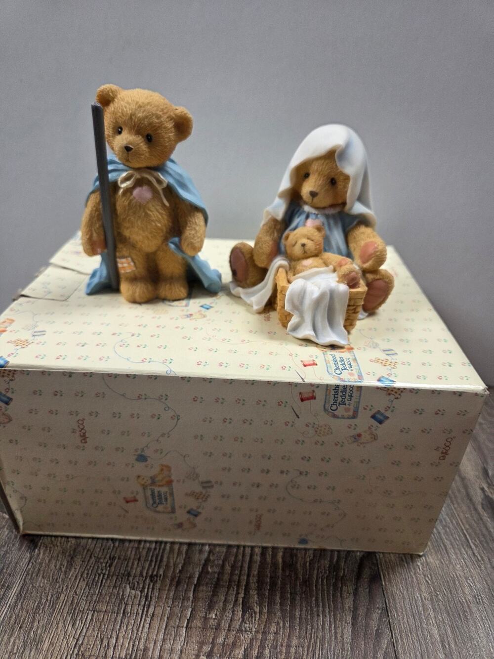 Cherished Teddies 950688 Josh Maria Baby "Baby God's Gift Love" Nativity Enesco
